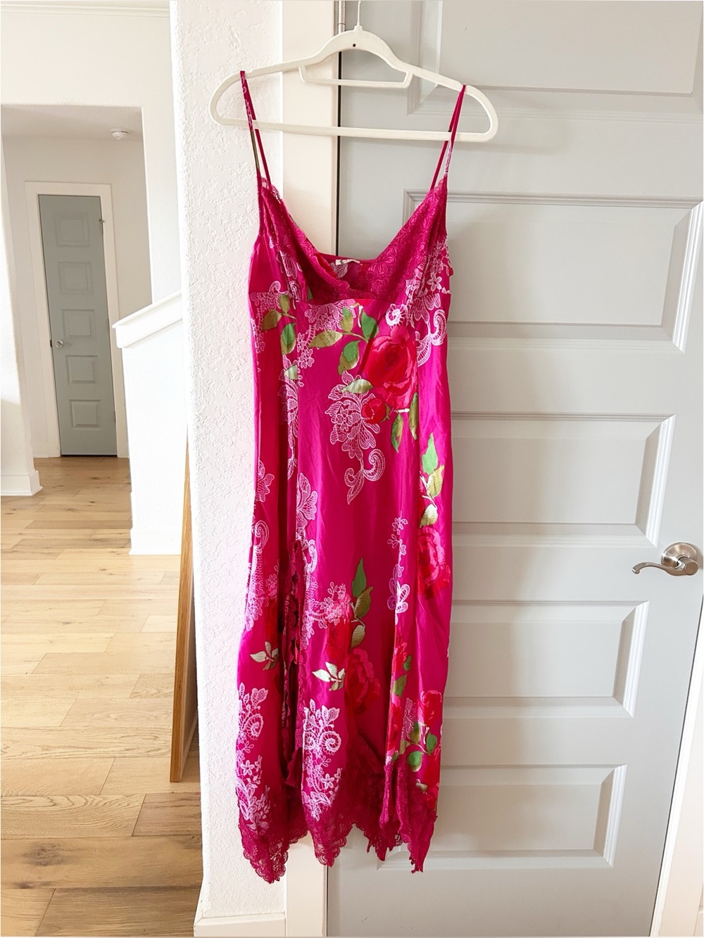 NWT Free People Can We Talk Floral Midi Slip Dress - Picture 4 of 6